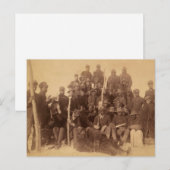 Buffalo Warriors: Amerikaanse zwarte cavalerie Briefkaart (Voorkant / Achterkant)
