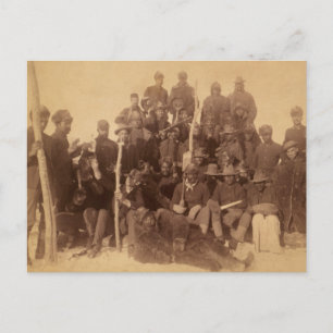 Buffalo Warriors: Amerikaanse zwarte cavalerie Briefkaart