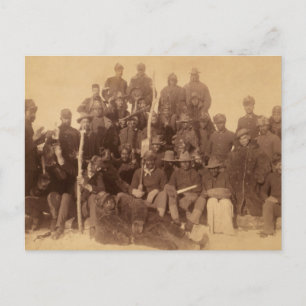 Buffalo Warriors: Amerikaanse zwarte cavalerie Briefkaart