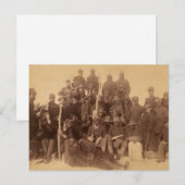 Buffalo Warriors: Amerikaanse zwarte cavalerie Briefkaart (Voorkant / Achterkant)