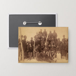 Buffalo Warriors: Amerikaanse zwarte cavalerie Button