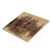 Buffalo Warriors: Amerikaanse zwarte cavalerie Tegeltje (Zijkant)