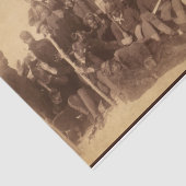 Buffalo Warriors: Amerikaanse zwarte cavalerie Tissuepapier (Detail)