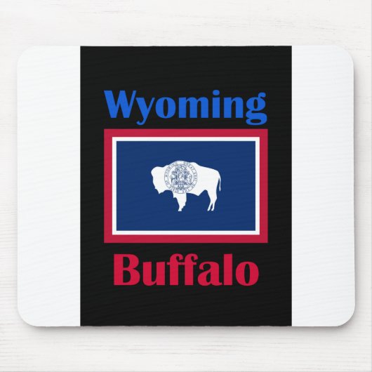 Buffalo Wyoming Muismat (Voorkant)