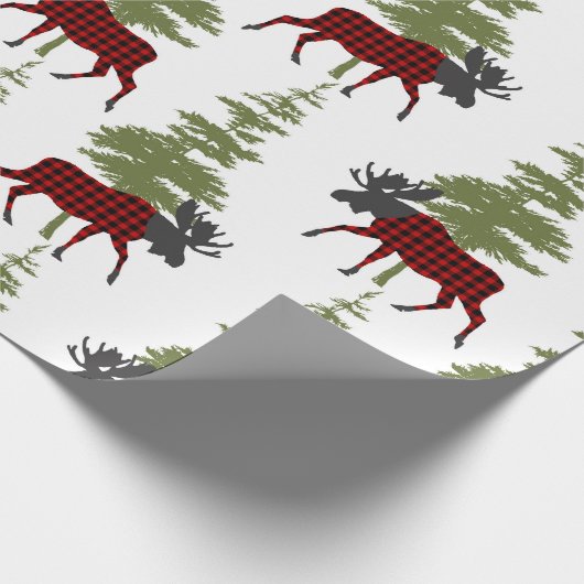 Buffel Check Moose Cadeaupapier (Hoek)