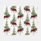 Buffel Check Moose Fleece Deken (Voorkant (Horizontaal))