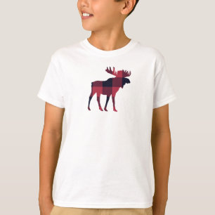 Buffel Check Moose Wilderness Cabin T-shirt