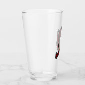 Buffel geruite herten gewei plakboek motief glas (Rechts)