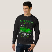Buffel Plaid Groene Vrachtwagen Orka Fish St Patri Trui (Voorkant volledig)