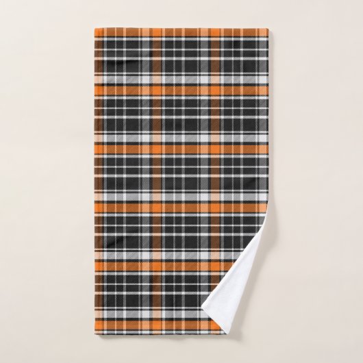 Buffel Plaid Halloween Patroon Bad Handdoek (Handdoek)