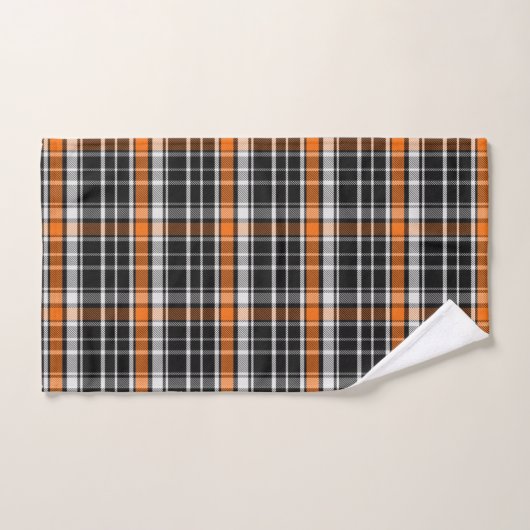 Buffel Plaid Halloween Patroon Bad Handdoek (Handdoek)