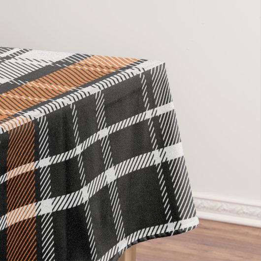Buffel Plaid Halloween Patroon Tafelkleed (Voorbeeld)