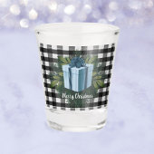 Buffel Plaid Kerstcadeau | Blauwe vakantie Shot Glas