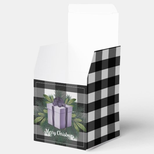 Buffel Plaid Kerstcadeau | PAARSE Bedankdoosjes (Geopend)