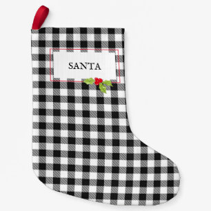 Buffel Plaid Kerstmis Holly SANTA Classic Decor Kleine Kerstsok