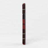 Buffel Plaid Kerstmis Rood Wit Zwart Patroon Case-Mate iPhone Case (Achterkant/rechts)