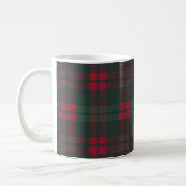 Buffel Plaid Kerstpatroon Groen Rood Zwart Koffiemok