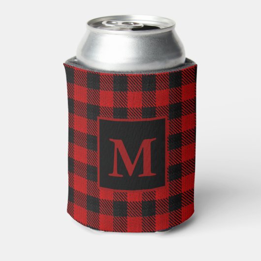 Buffel Plaid Monogrammed Koelbox Blikjeskoeler (Blikje Achterkant)