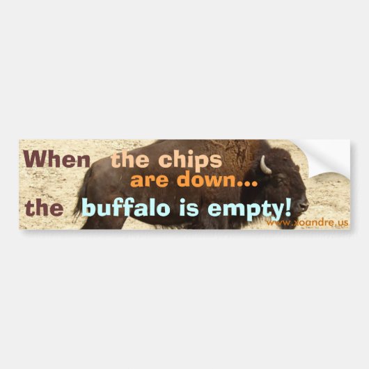 BuffelBumpersticker Bumpersticker (Voorkant)
