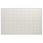 Buffelcheques en Magnolias Cross Pattern Greige Stof (Yard (91,4 cm))