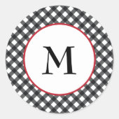 Buffelgarnalen kerstFeestdagen Ronde Sticker (Voorkant)