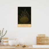 Buffelgras Poster (Keuken)