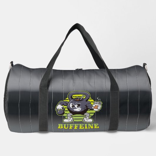 Buffeline Gym Kettlebell Karakter Duffel Bag Plunjezak (Voorkant)