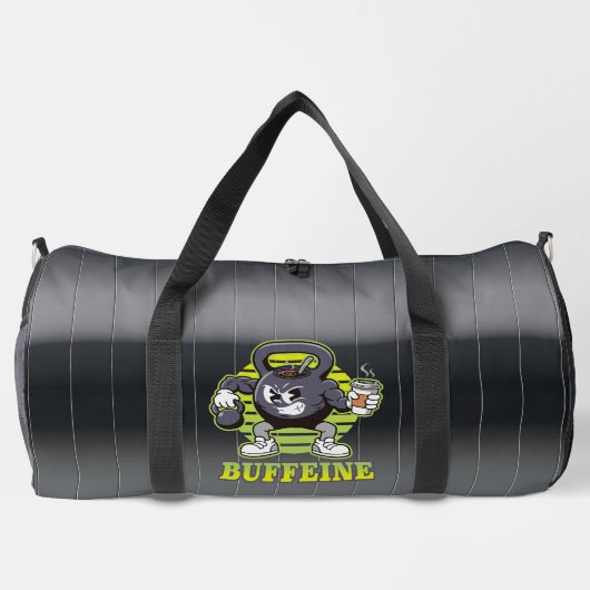 Buffeline Gym Kettlebell Karakter Duffel Bag Plunjezak (Achterkant)