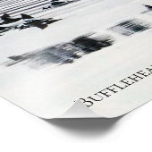 Buffelkopeenden op het meer van Higgins Foto Afdruk (Hoek)