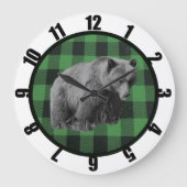 Buffelplaat Beer Man Groot klok (Voorkant)