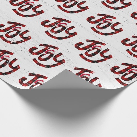 Buffelpootwieg op gewitwasd hout cadeaupapier (Hoek)