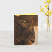 Buffelprofiel Kaart (Gele Bloem)