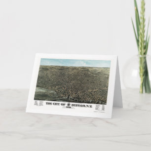 Buffels, NY Panoramische Kaart - 1880