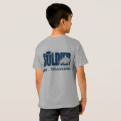 Buffelsoldaten Lacrosse Kind T-shirt ontwerp 2 (Achterkant volledig)