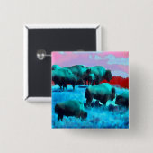 Buffelten Vierkante Button 5,1 Cm (Voorkant /achterkant)