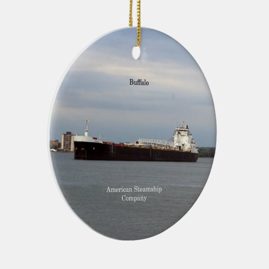 Buffelversiering Keramisch Ornament (Rechts)