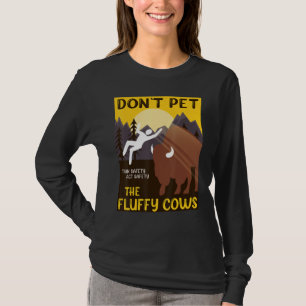Buffelwater niet plaatsen Koeien die de dosering v T-shirt