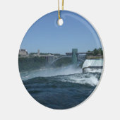 Buffelzijde van Niagara-Herfsten Keramisch Ornament (Links)