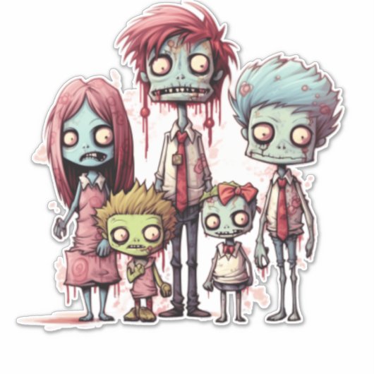 Buffelzombie Sticker (Voorkant)