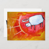 buffelzon briefkaart (Voorkant / Achterkant)