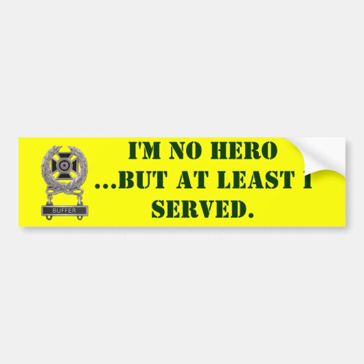 Buffer Expert Badge Bumpersticker (Voorkant)