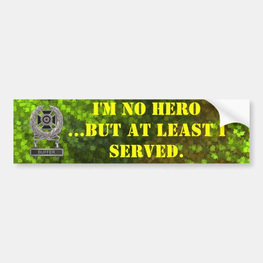 Buffer Expert Badge Bumpersticker (Voorkant)