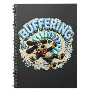 Buffering Even Geduld Grappige Tech Notitieboek