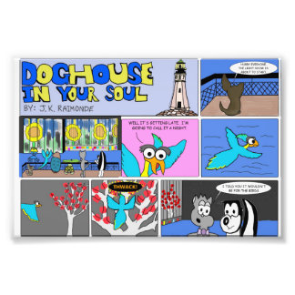 Bufferlicht Show Foto Afdruk