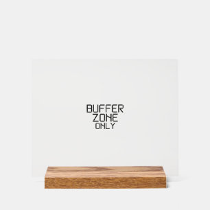 Bufferzone Alleen Minimalistische Technische Burea Acryl Bord