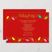 Buffet de fêtes de Noël Invitations (Devant / Derrière)