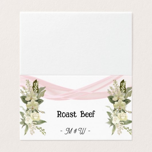 Buffet de fleurs roses (Outside Unfolded)