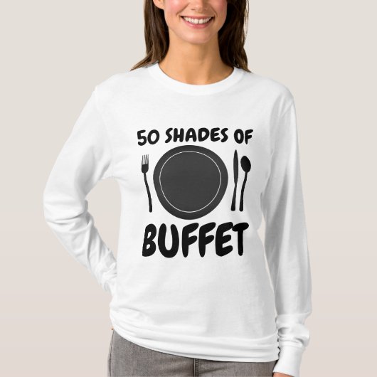 BUFFET Lover, Foodie T-shirts (Voorkant)