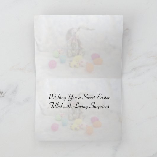 Buffington's Bunny - Chat / Kitten Carte de Pâques (Intérieur)