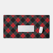 Buffle noir et rouge vérifié (Clavier et souris)